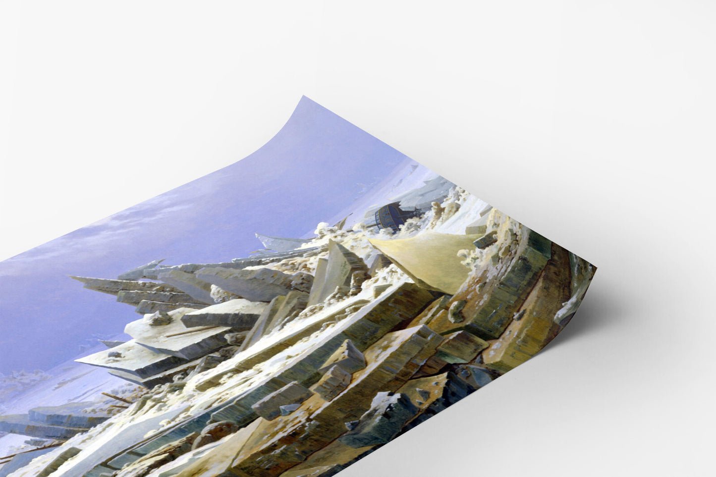 The Sea of Ice The Wreck of Hope Caspar David Friedrich 1823 Painting Art Print