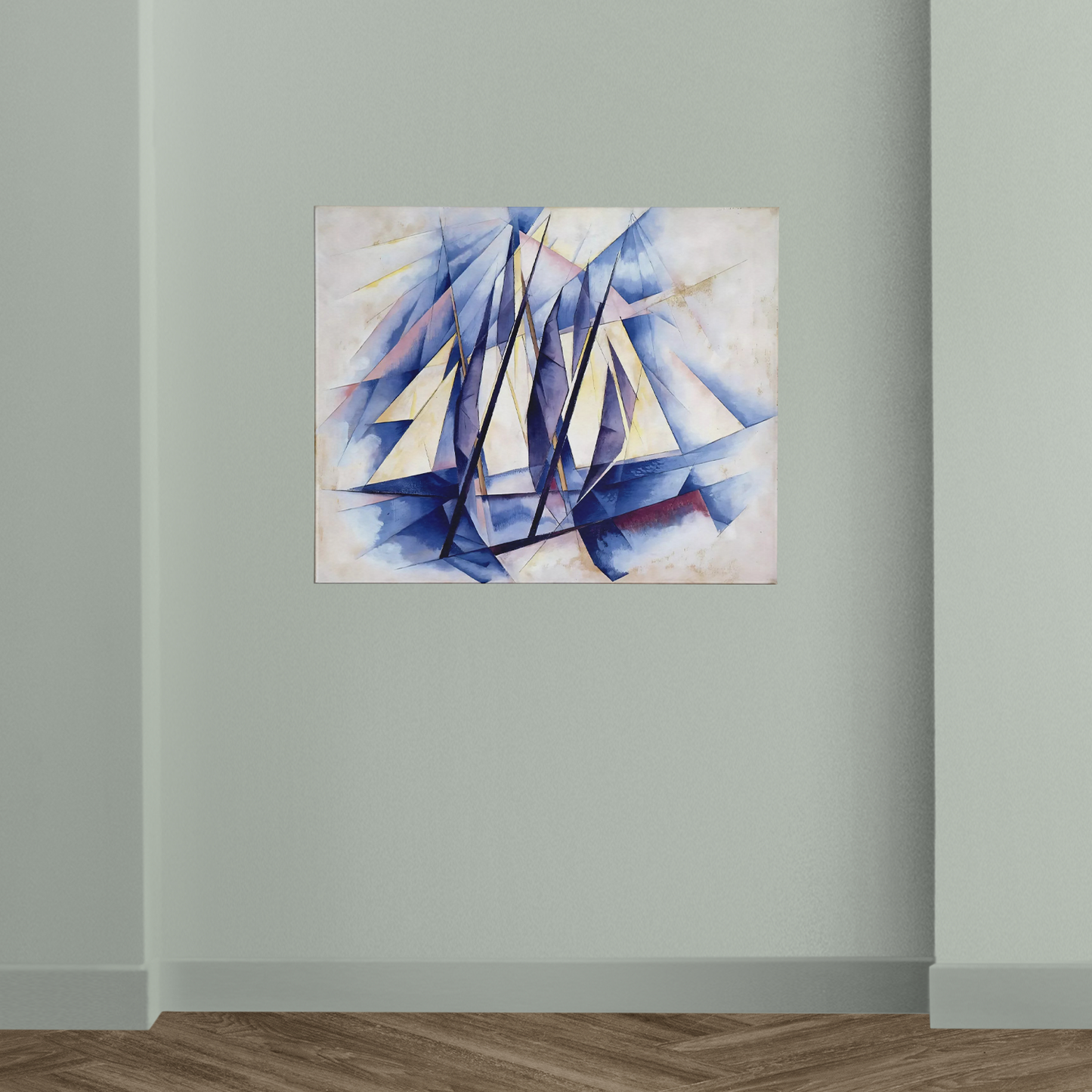 Sail: Two Movements by Charles Demuth 1919 Abstract Painting Poster Art Print