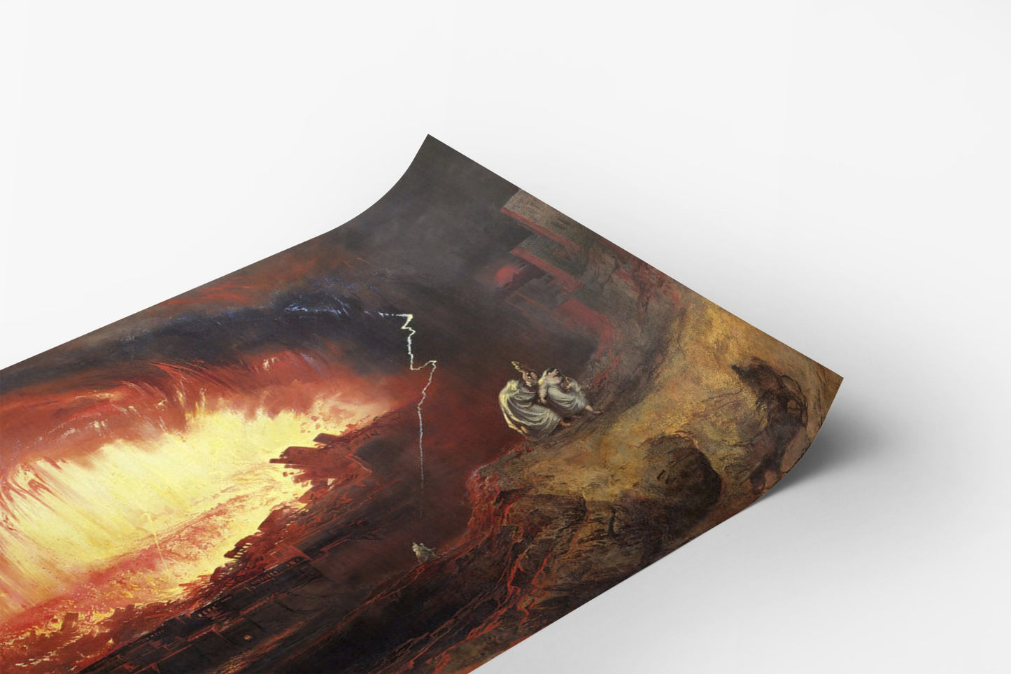 Destruction of Sodom and Gomorrah John Martin 1841 Painting Poster Art Print