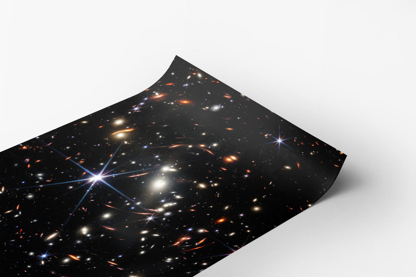 First Deep Field James Webb Space Telescope Stars Space Photo Poster Art Print