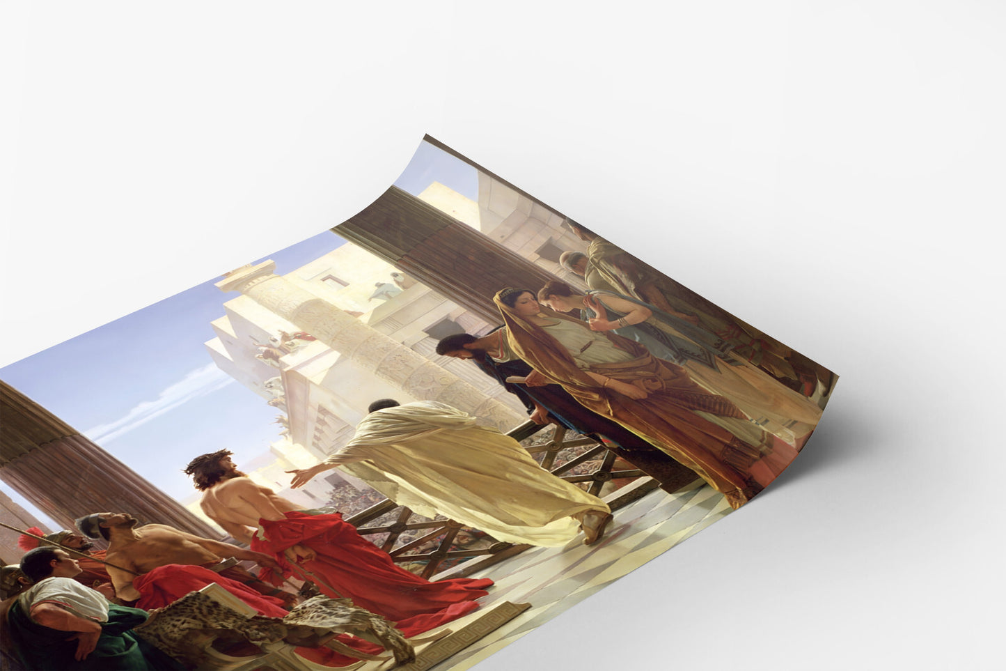 Ecce Homo Behold the Man Antonio Ciseri 1871 Jesus Pilate Painting Poster Art Print