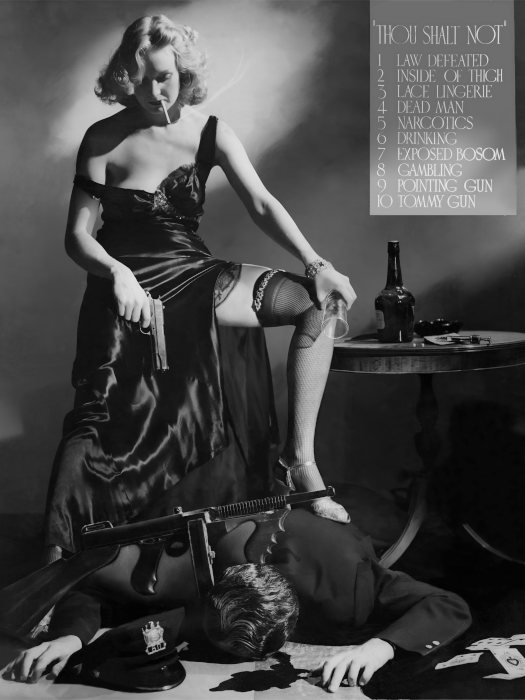 Thou Shalt Not Whitey Schafer Hays Code Protest Hollywood Photo Poster Art Print