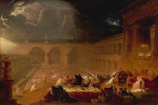 Belshazzar's Feast John Martin 1820 Painting Poster Art Print