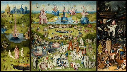 The Garden of Earthly Delights Hieronymus Bosch 1487 Painting Poster Art Print