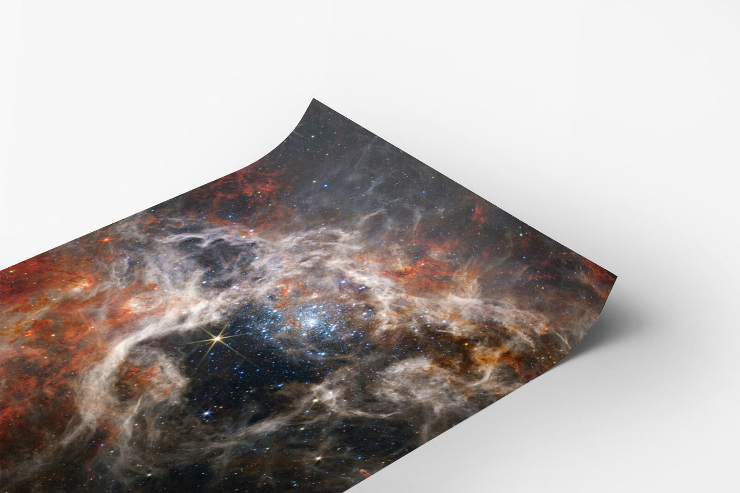 Tarantula Nebula James Webb Space Telescope Stars Space Photo Poster Art Print