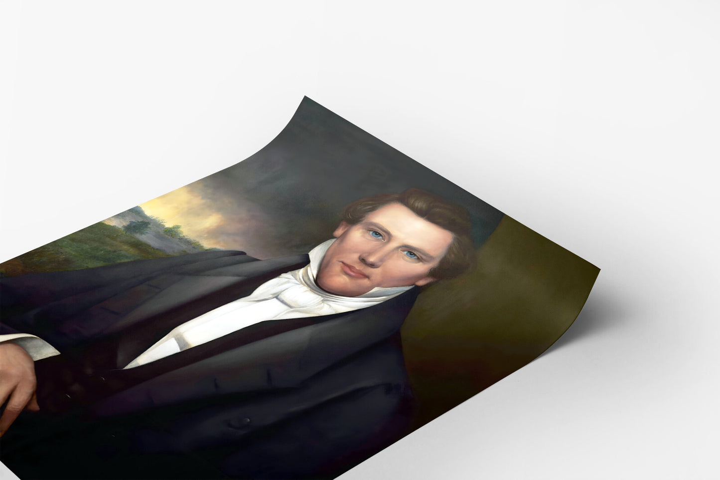 Joseph Smith Jr. 1843 Mormon Mormonism Painting Poster Art Print