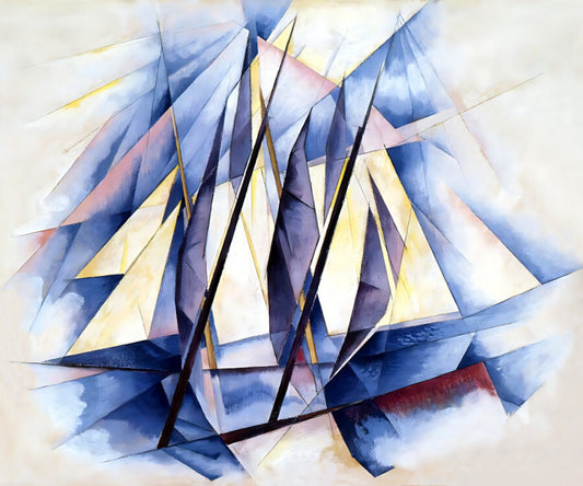 Sail: Two Movements by Charles Demuth 1919 Abstract Painting Poster Art Print