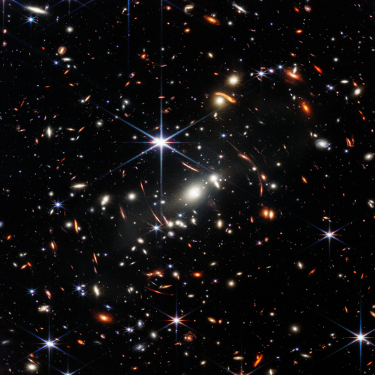 First Deep Field James Webb Space Telescope Stars Space Photo Poster Art Print