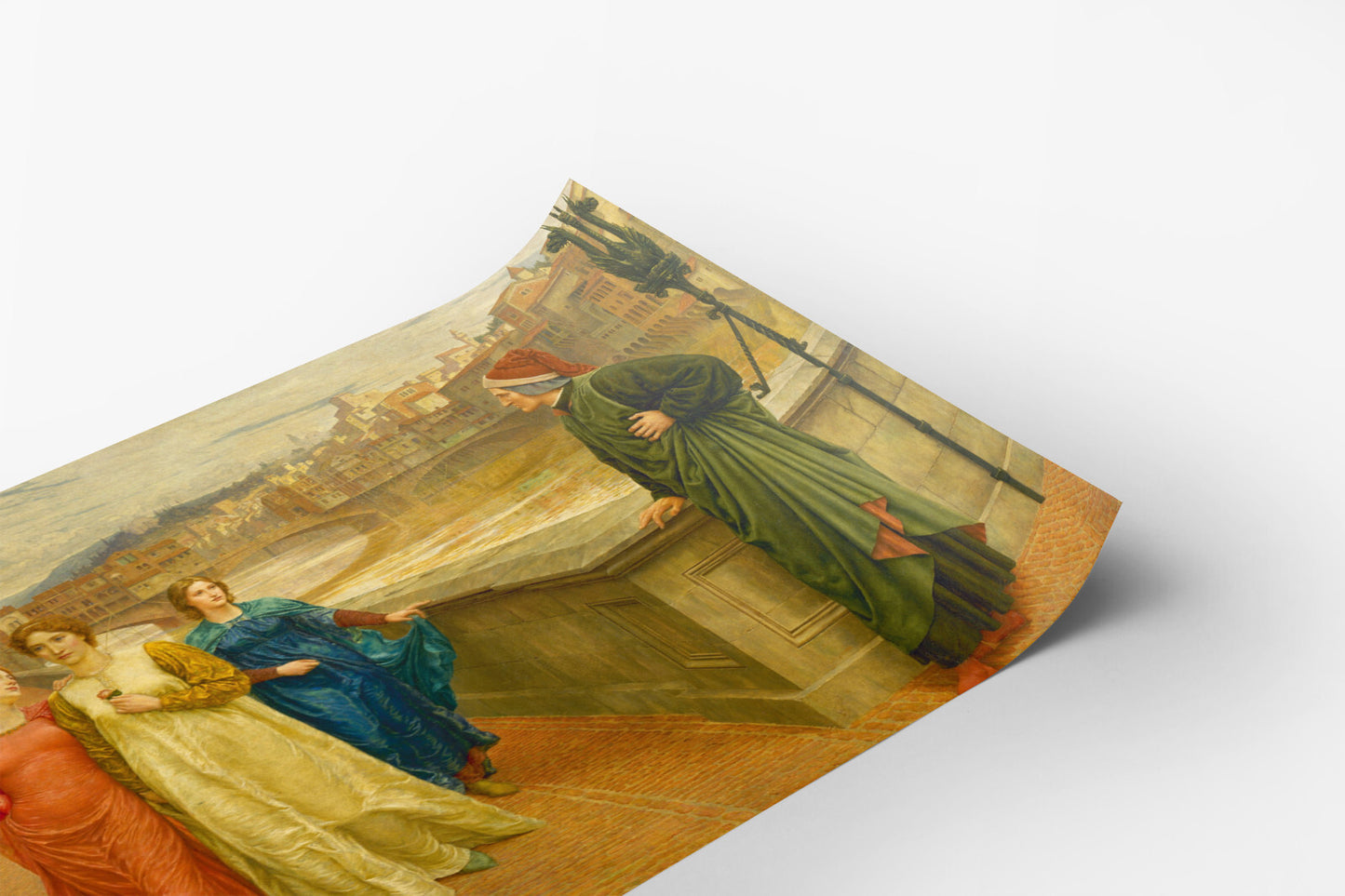 Henry Holiday Dante and Beatrice 1882 1884 Painting Poster Art Print
