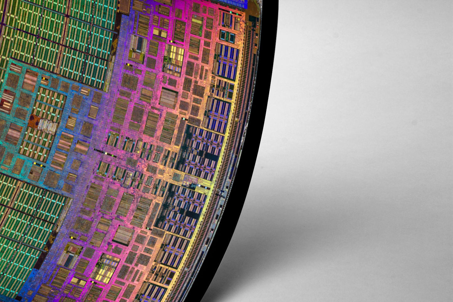 CPU Microprocessor Microchip Chip Die Silicon Magnified Photo Poster Art Print