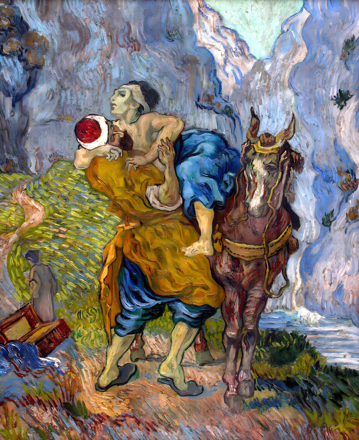The Good Samaritan Vincent van Gogh 1890 Painting Poster Art Print