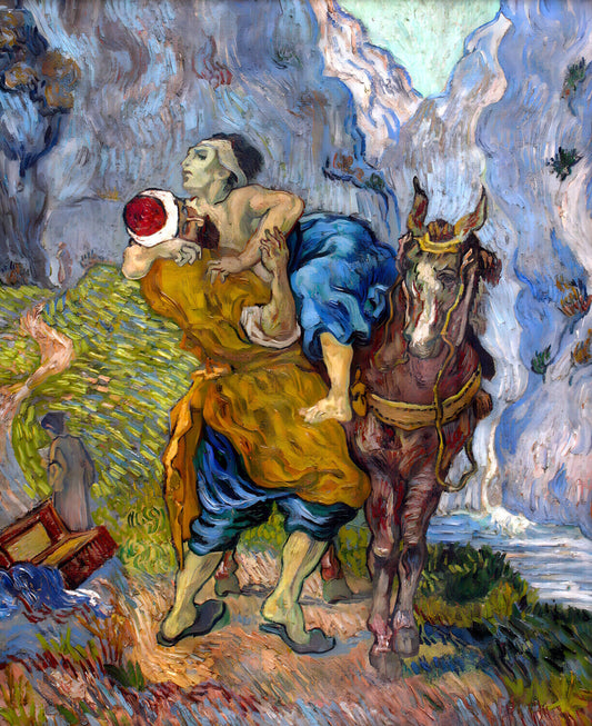 The Good Samaritan Vincent van Gogh 1890 Painting Poster Art Print