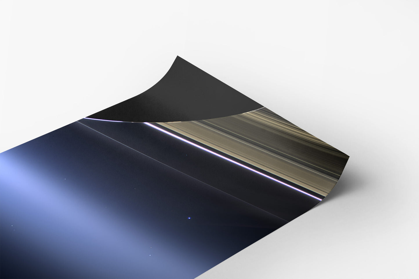 Earth from Saturn’s Rings Saturn Cassini Space Photo Poster Art Print