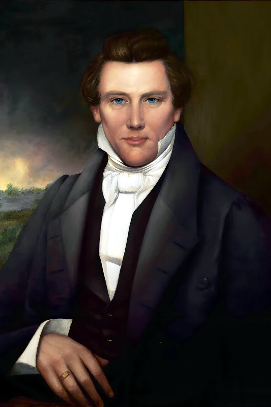 Joseph Smith Jr. 1843 Mormon Mormonism Painting Poster Art Print