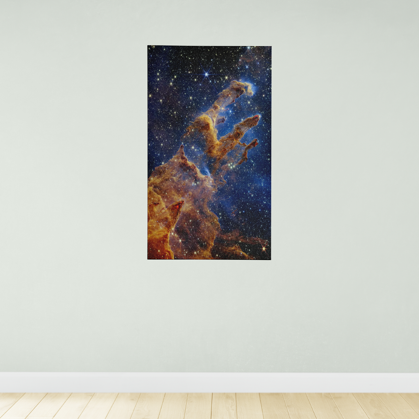 Pillars of Creation James Webb Space Telescope Nebula Stars Space Photo Poster Art Print