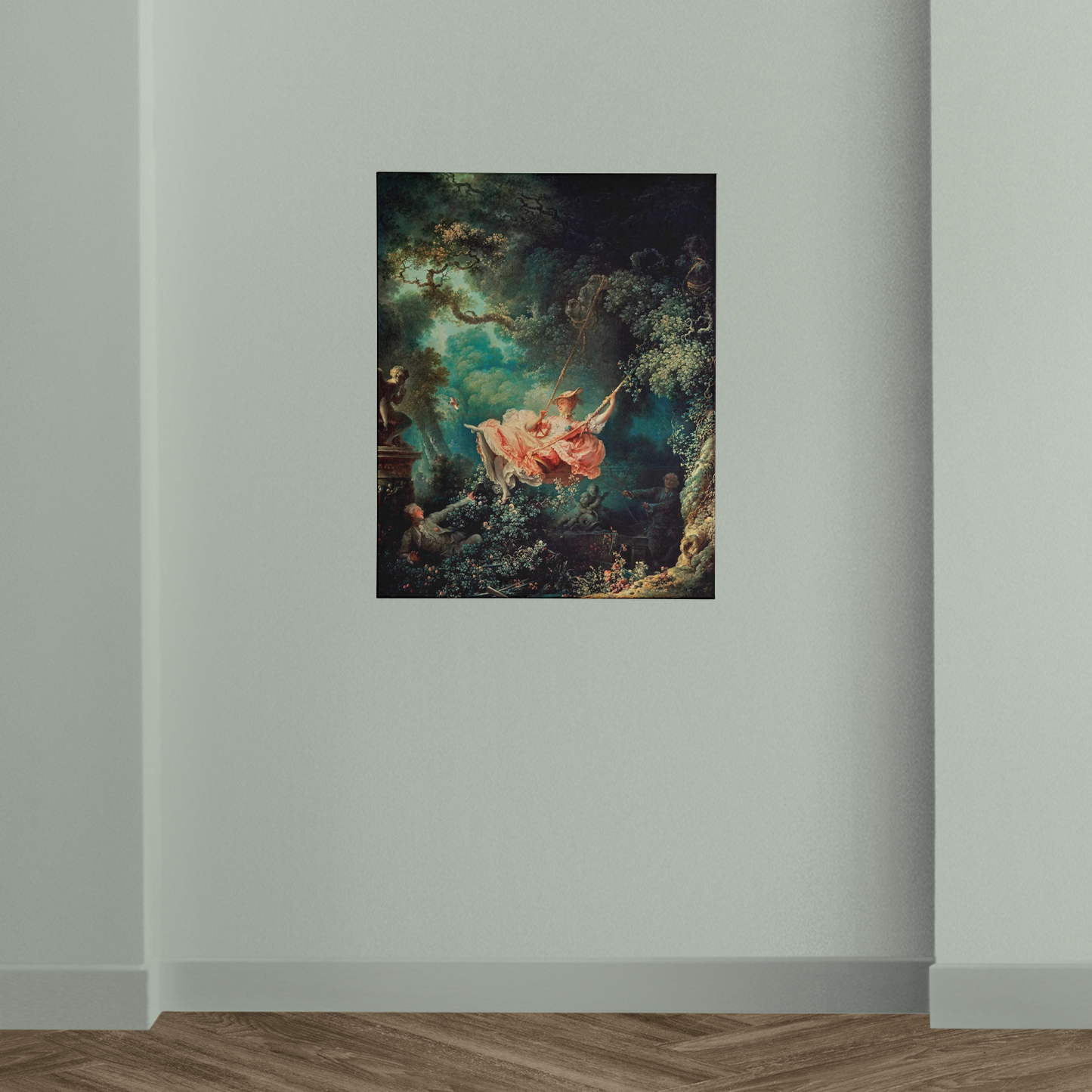 The Swing Jean-Honoré Fragonard 1767 Woman Forest Painting Poster Art Print