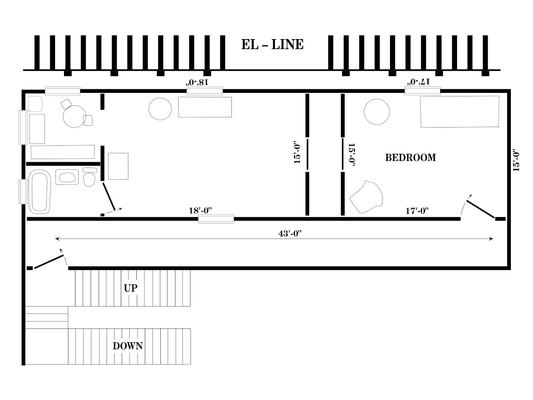 12 Angry Men Apartment Floorplan Diagram Poster Art Print